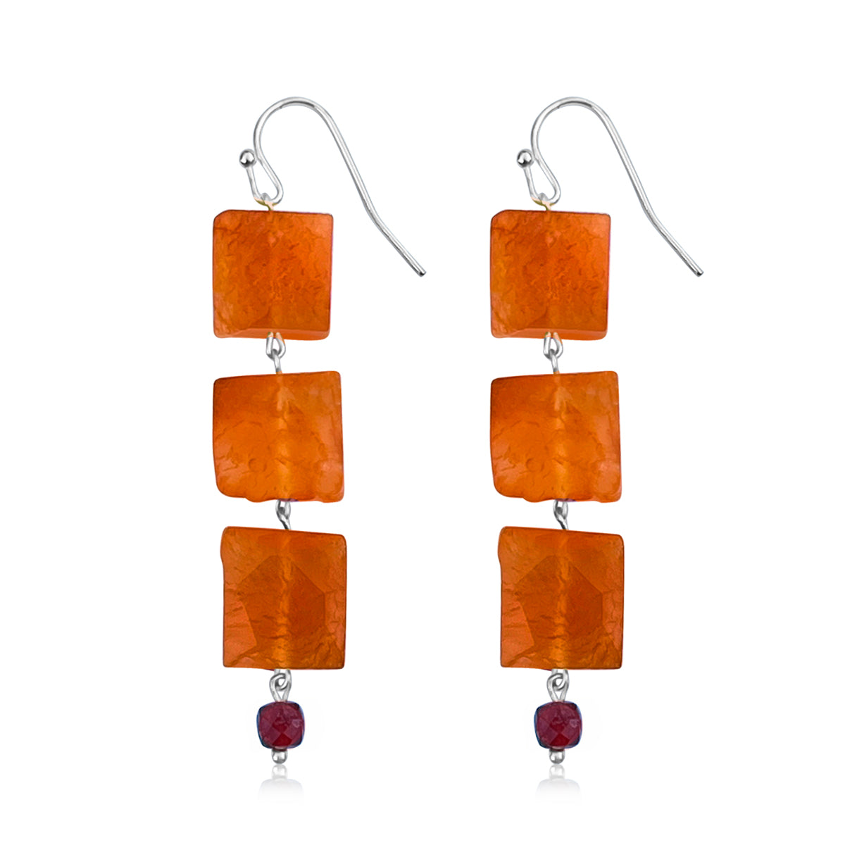 Prepare to embrace radiant confidence with our "Colorful Confidence - Carnelian Earrings." These are not just earrings; they're a spirited fusion of vibrancy, boldness, and the dynamic energy of Carnelian gemstones.
