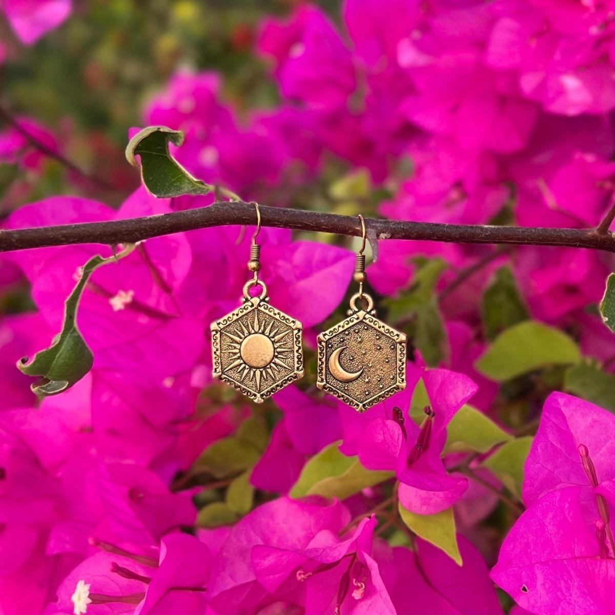 This Celestial Balance Necklace and Earrings are crafted with love and intention for those who seek balance, harmony, and connection with the universe.