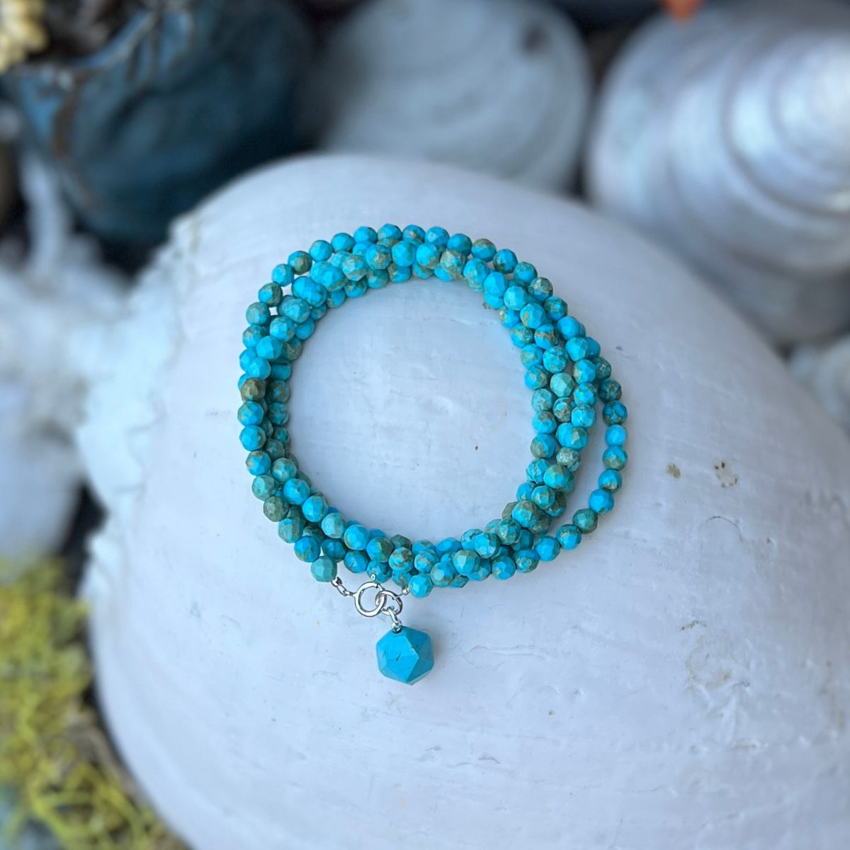 Wanderlust Waters - Turquoise Wrap Bracelet