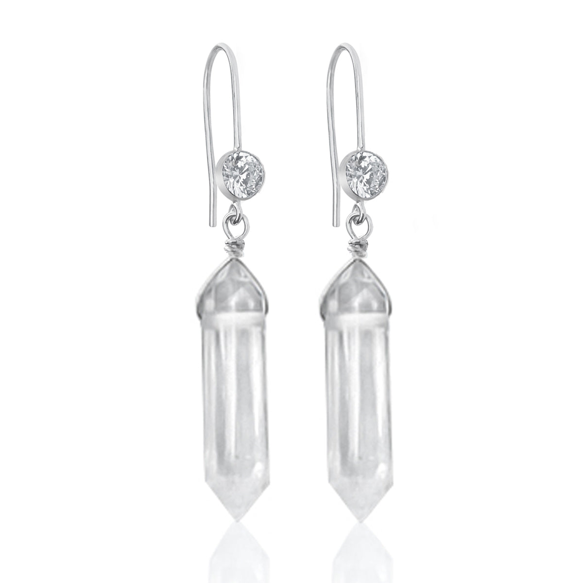 The Intuition Infusion Crystal Earrings are a perfect accessory for yogis and mindfulness-oriented individuals who seek to enhance their spiritual practices and connect with their higher selves.