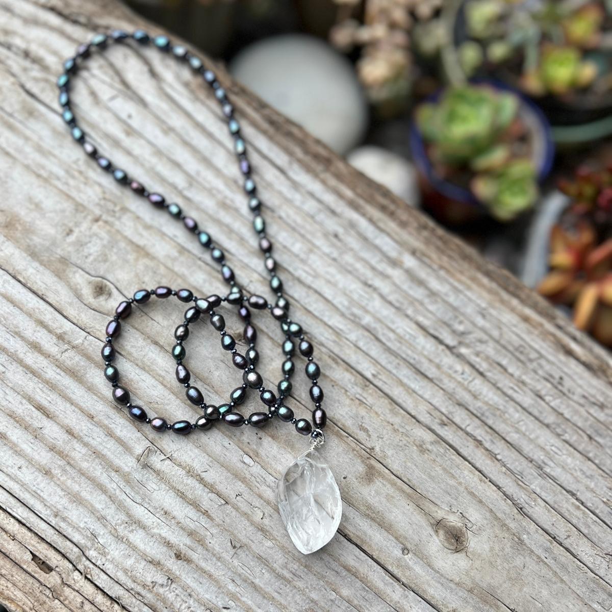 Introducing the absolutely enchanting "Conscious Chick - Pearl Necklace"! Trust me, this isn't just any necklace; it's a wearable journey that's all about you, your growth, and your unique spirit.
