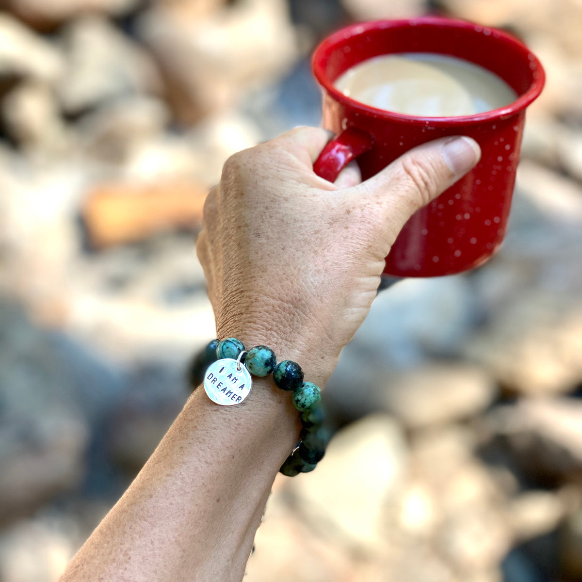 I am a ... - Affirmation Bracelet Combo: I am a Survivor, I am a Warrior, I am a Dreamer, I am Enough.