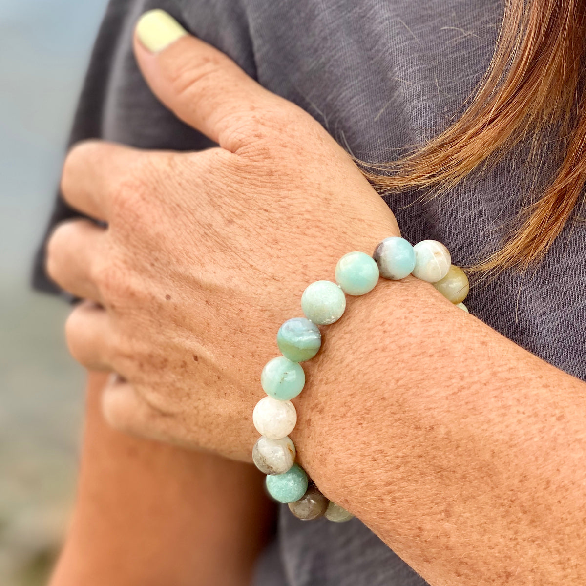 Amazonite Bracelet to Move Beyond Fear