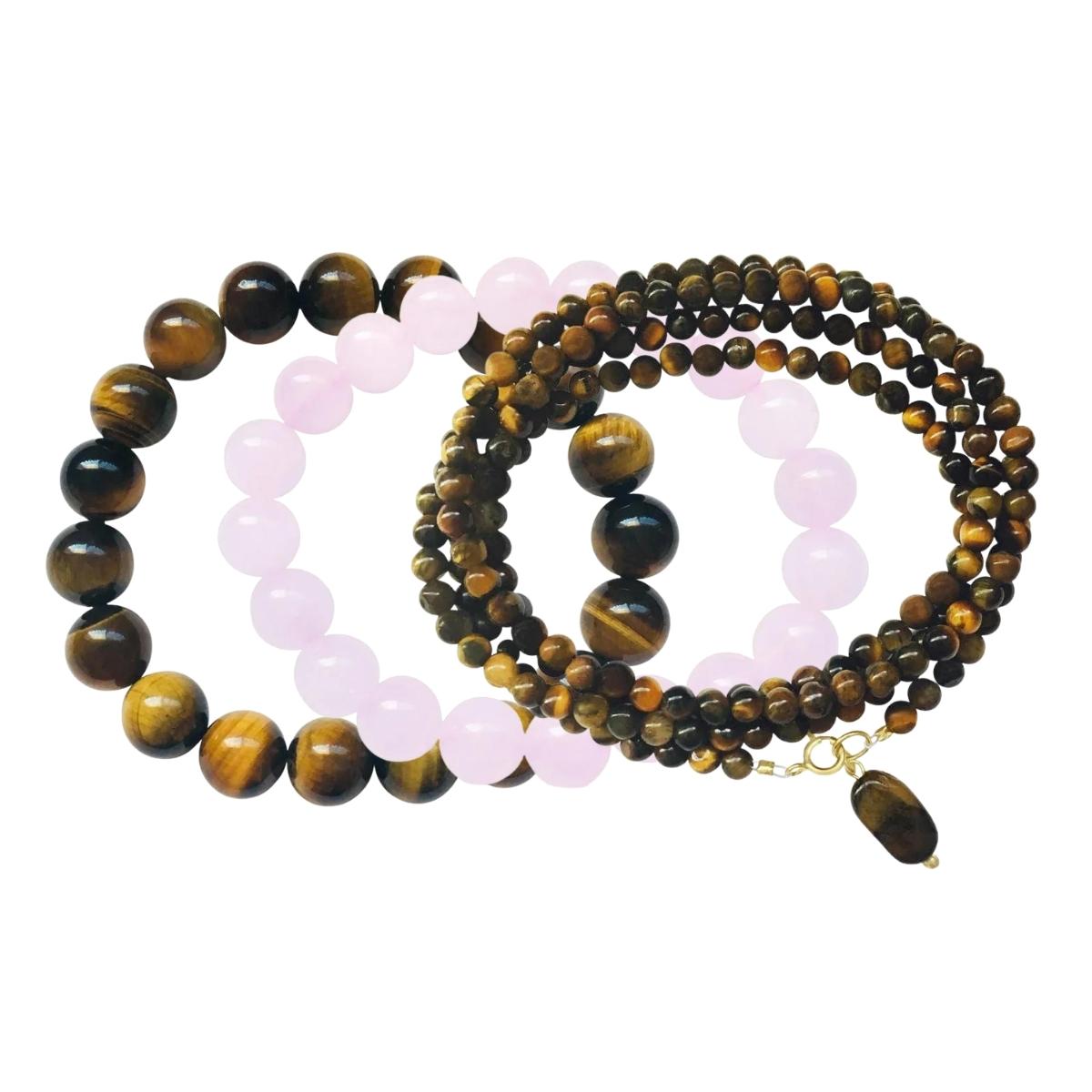 Dream Big Gemstone Intention Bracelet Stack