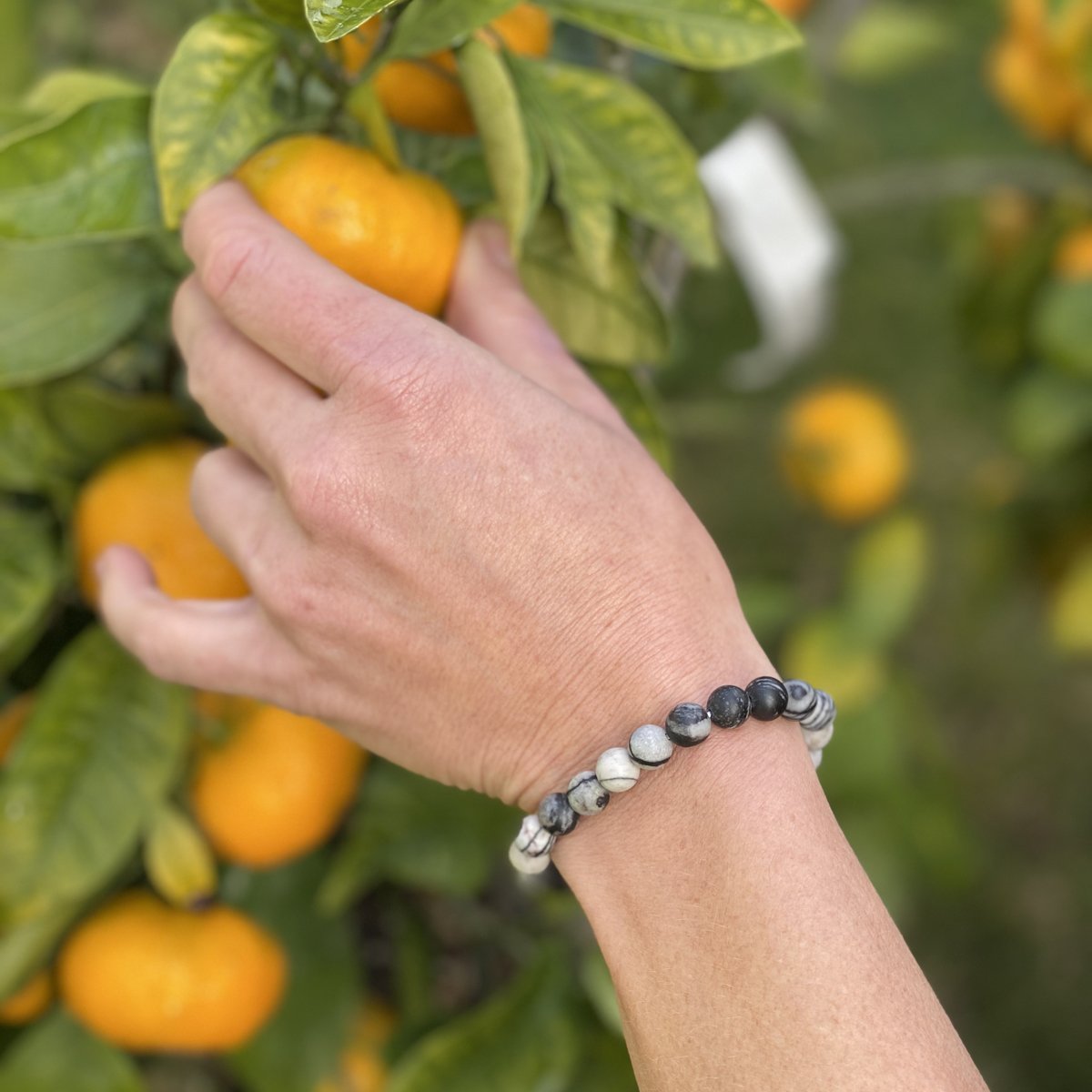 Unisex Jasper Mala Bracelet against Negativity