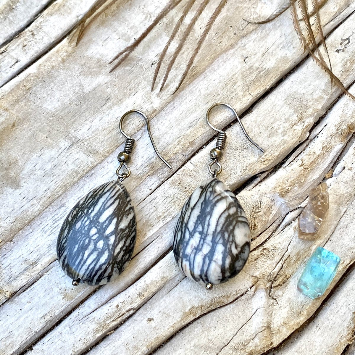 Jasper Earrings against Negativity