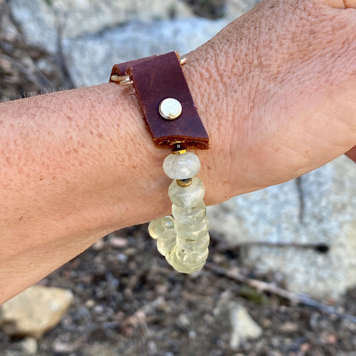 Serenity Bracelet: Prehnite for Unconditional Love