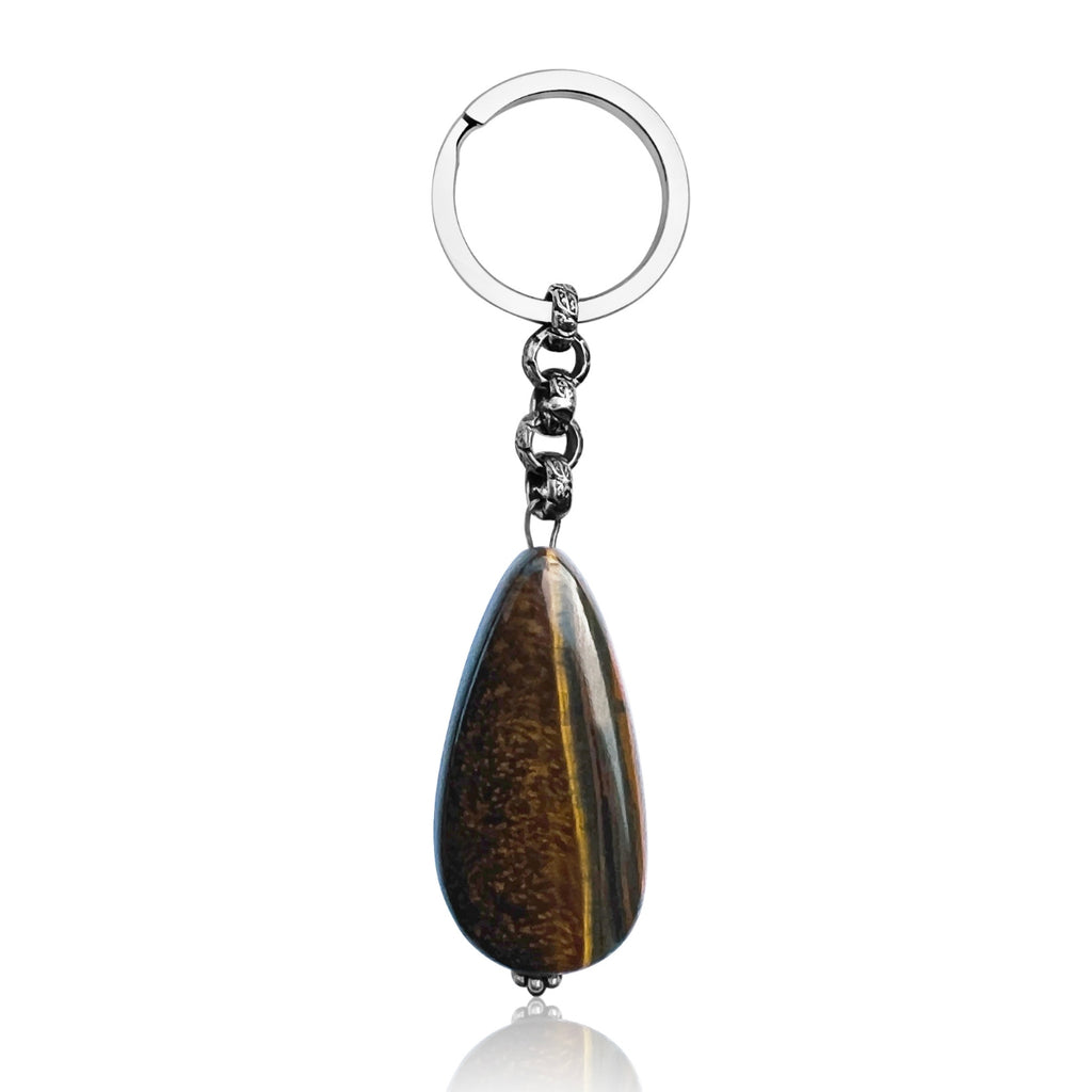 Get Grounded Tiger Eye Keychain Gogh Jewelry Design