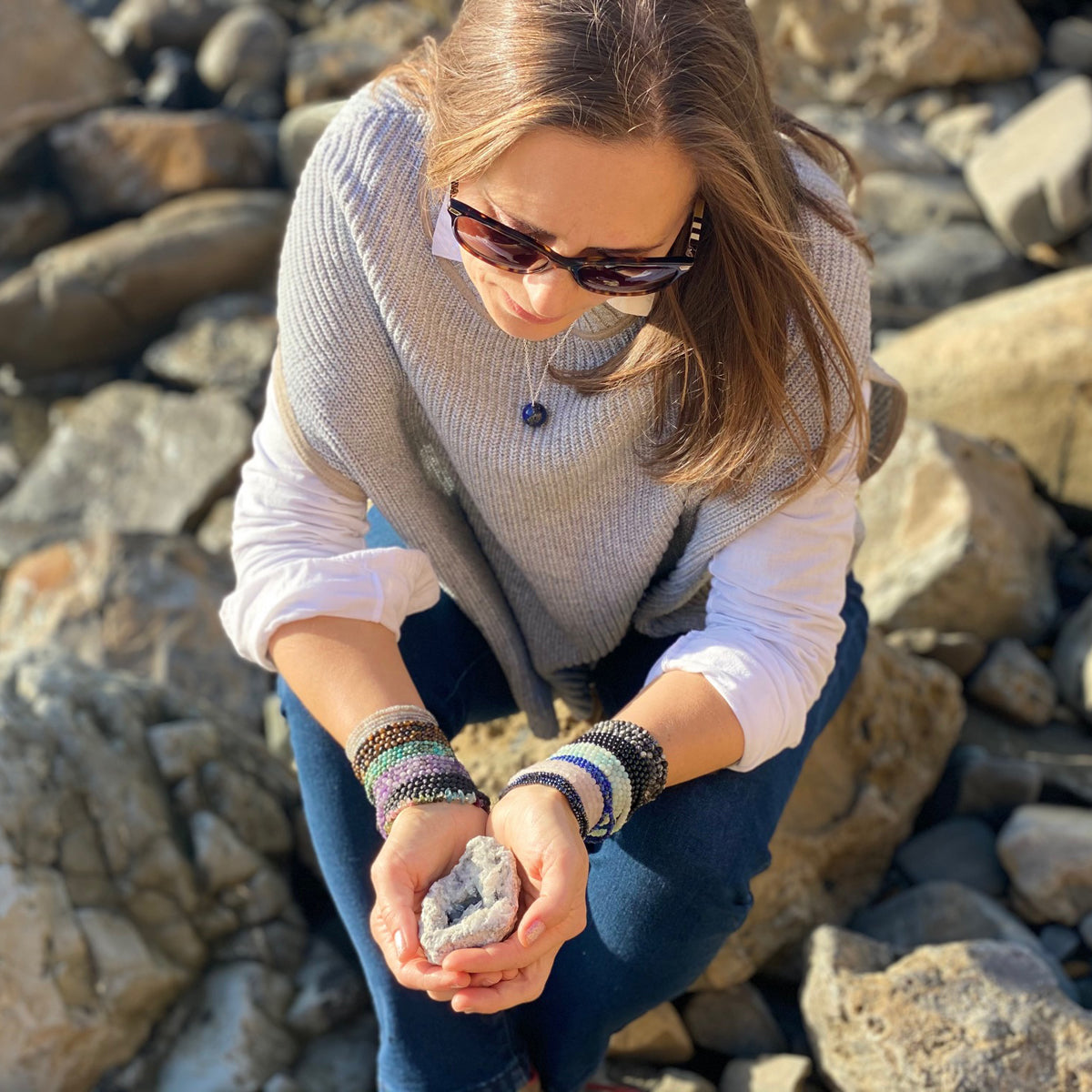 Gogh Jewelry Design's gold filled wrap bracelets are simple, elegant bracelets with uplifting messages and healing gemstones, meant to be worn every day and made to last a lifetime. 