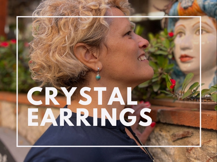 Energy Healing Crystal EARRINGS to support change that comes from within