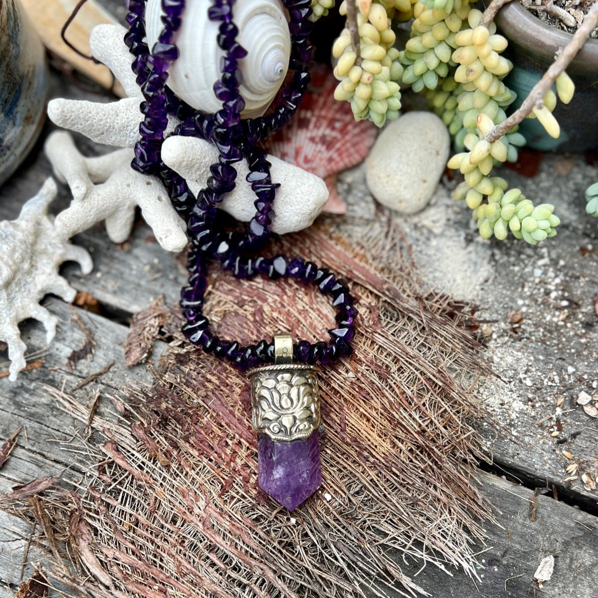 Inner Calm Amethyst Necklace