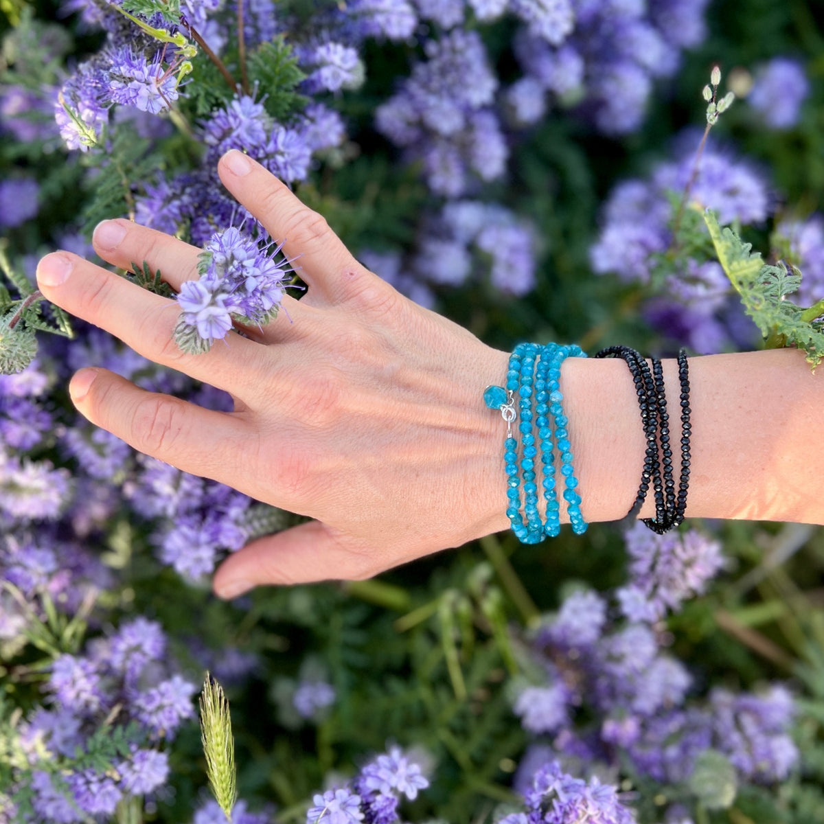 Unstuck — Apatite Wrap Bracelet