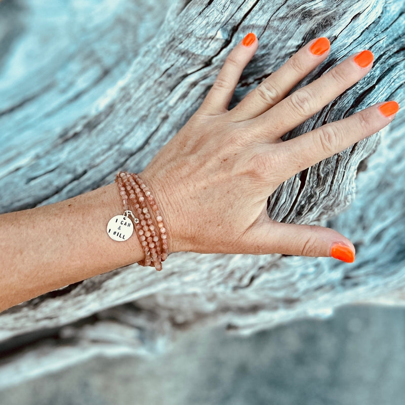 The I Can &amp; I Will: Sunstone Wrap Bracelet serves as a luminous reminder of your limitless potential and the power you hold to manifest your dreams.