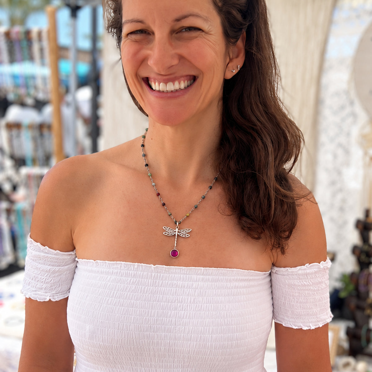 Dragonfly for Change Necklace
