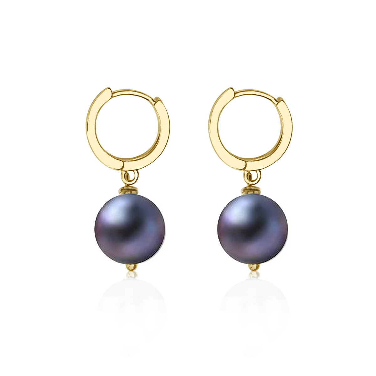 Effortless Beauty — Peacock Pearl Earrings