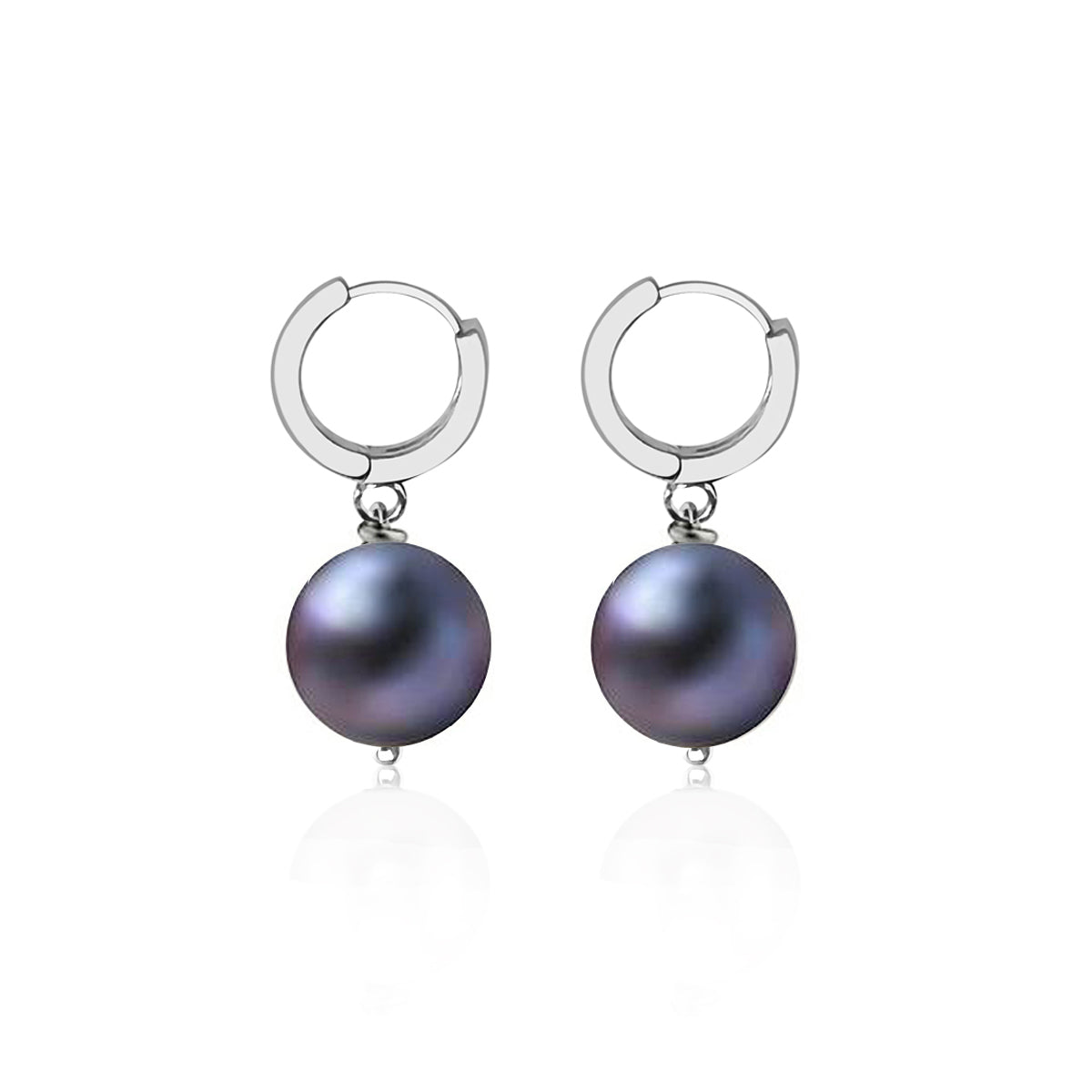 Effortless Beauty — Peacock Pearl Earrings
