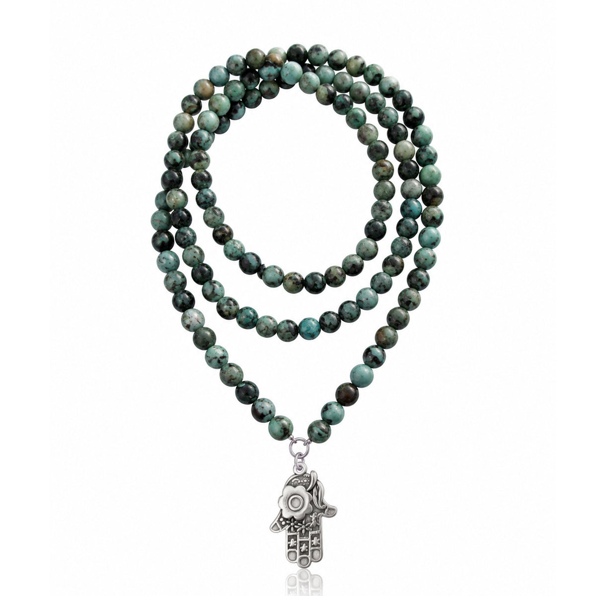 let this Protected Journey – Turquoise Necklace with Hamsa Hand necklace remind you: you are safe, guided, and exactly where you're meant to be.