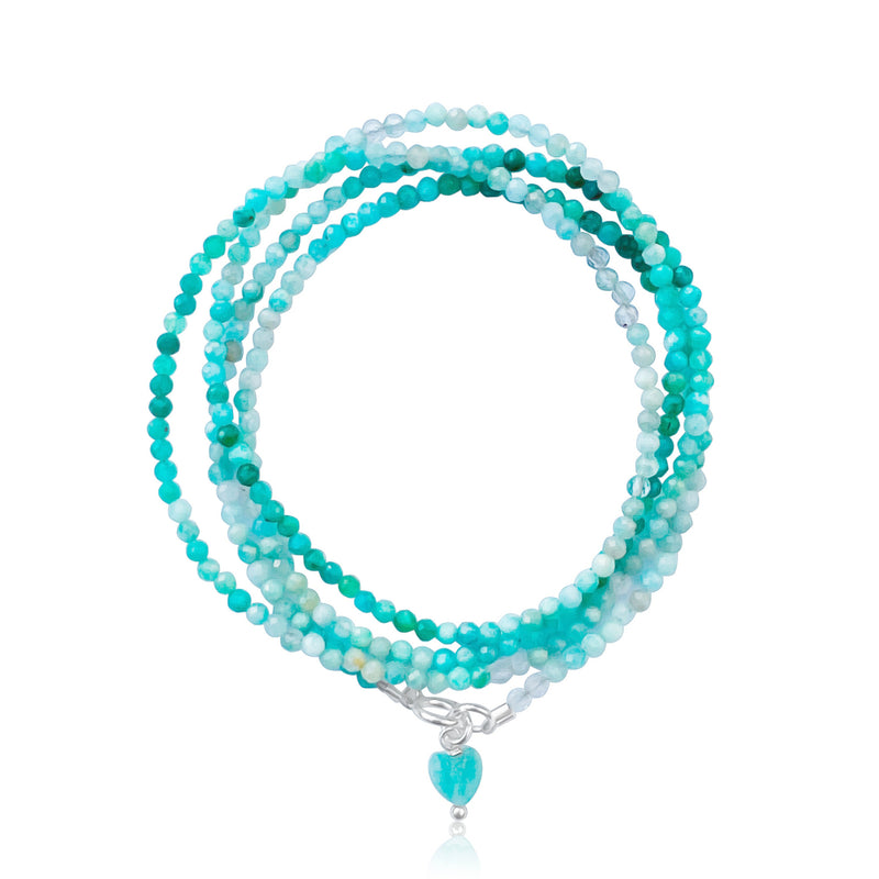 Healing Waters - Amazonite Wrap Bracelet