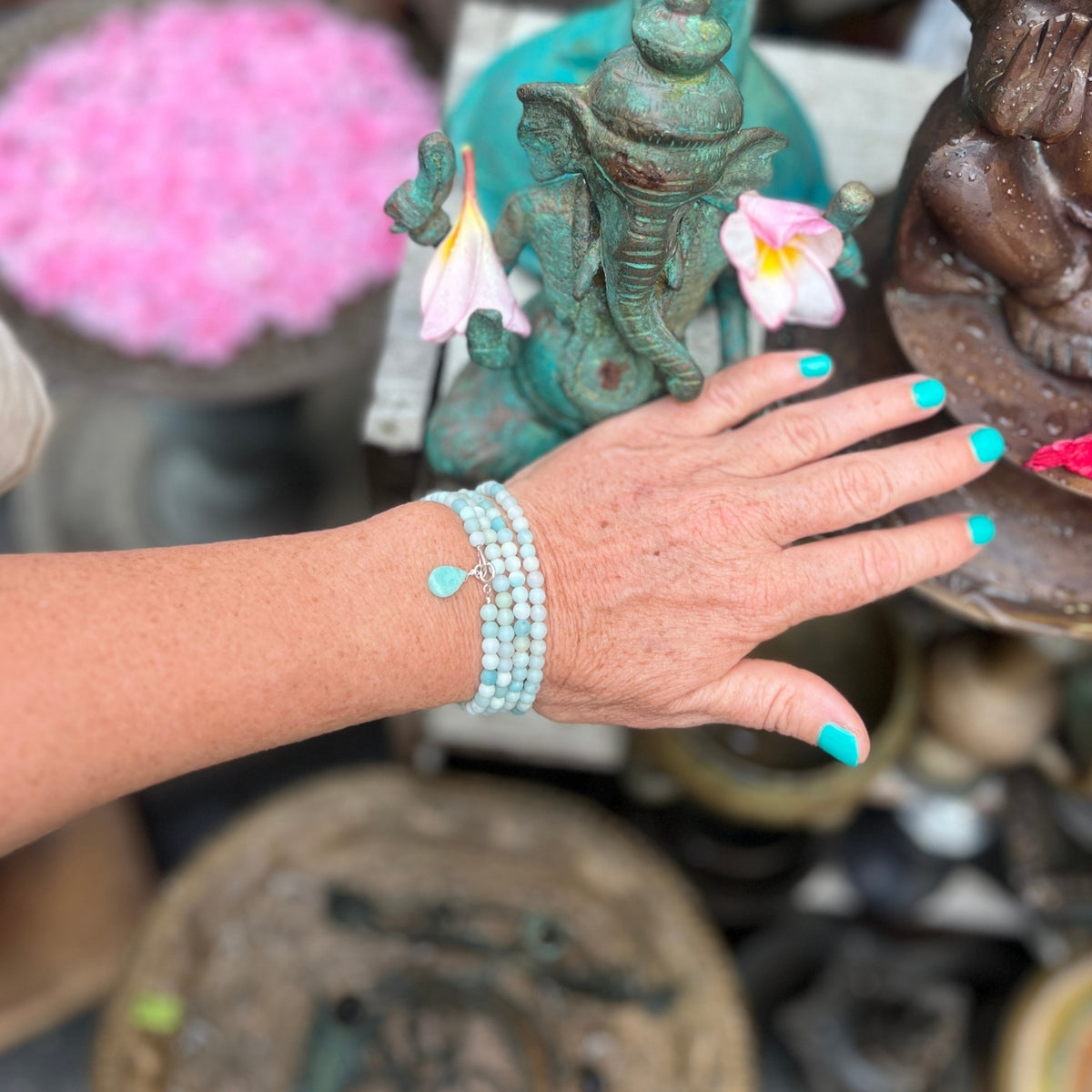 Amazonite Wrap Bracelet to Awaken Your Inner Strength