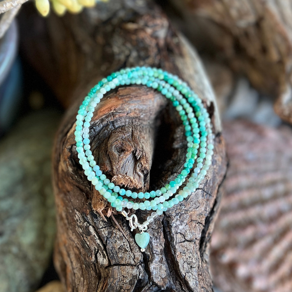Healing Waters - Amazonite Wrap Bracelet