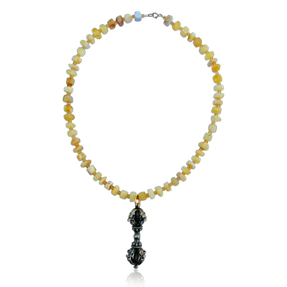 Sun Medicine Amber Talisman Necklace