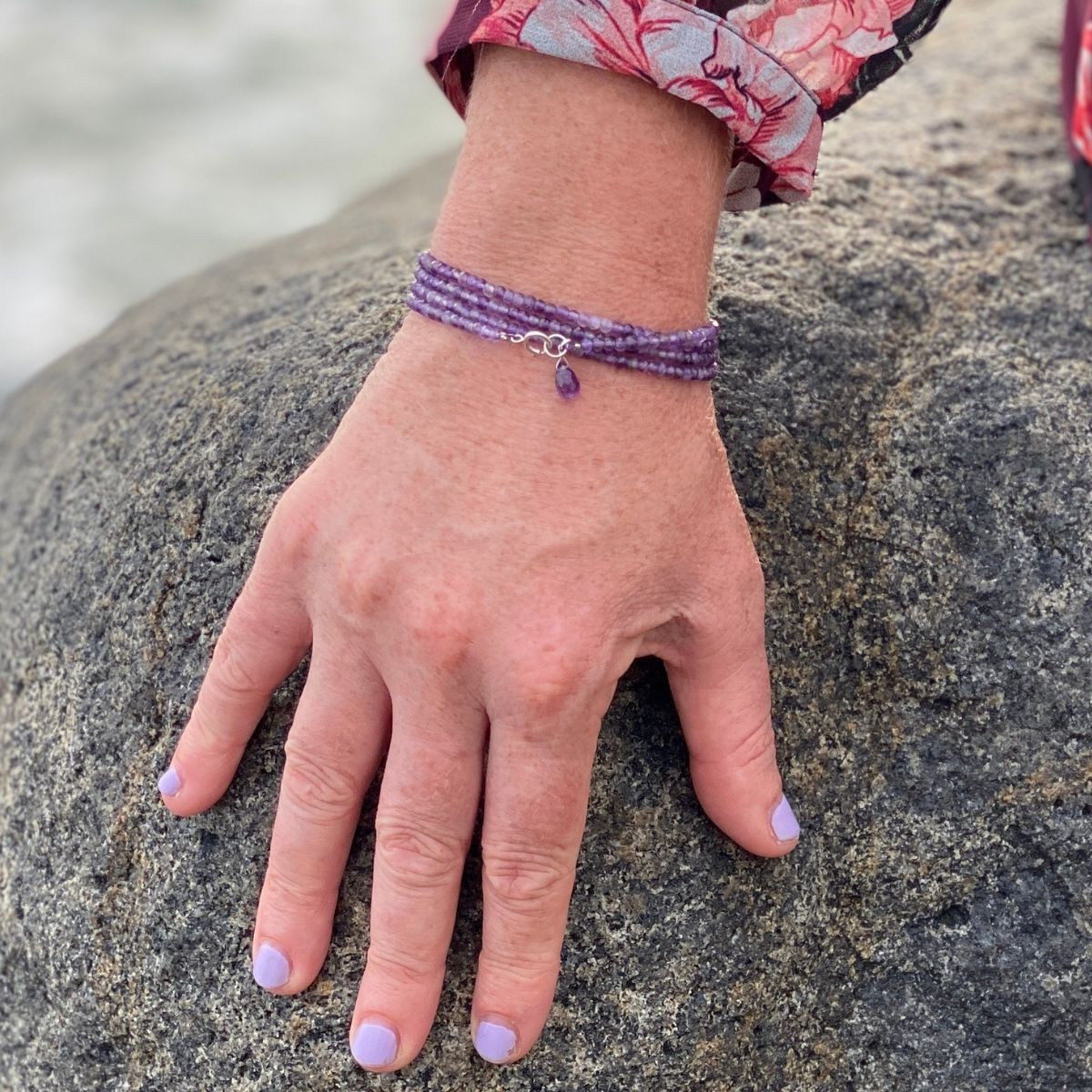 Amethyst Bracelet IV (4mm)