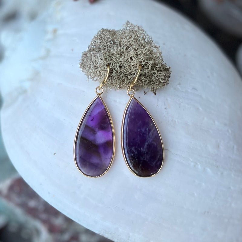 Intuitive Spirit Amethyst Earrings