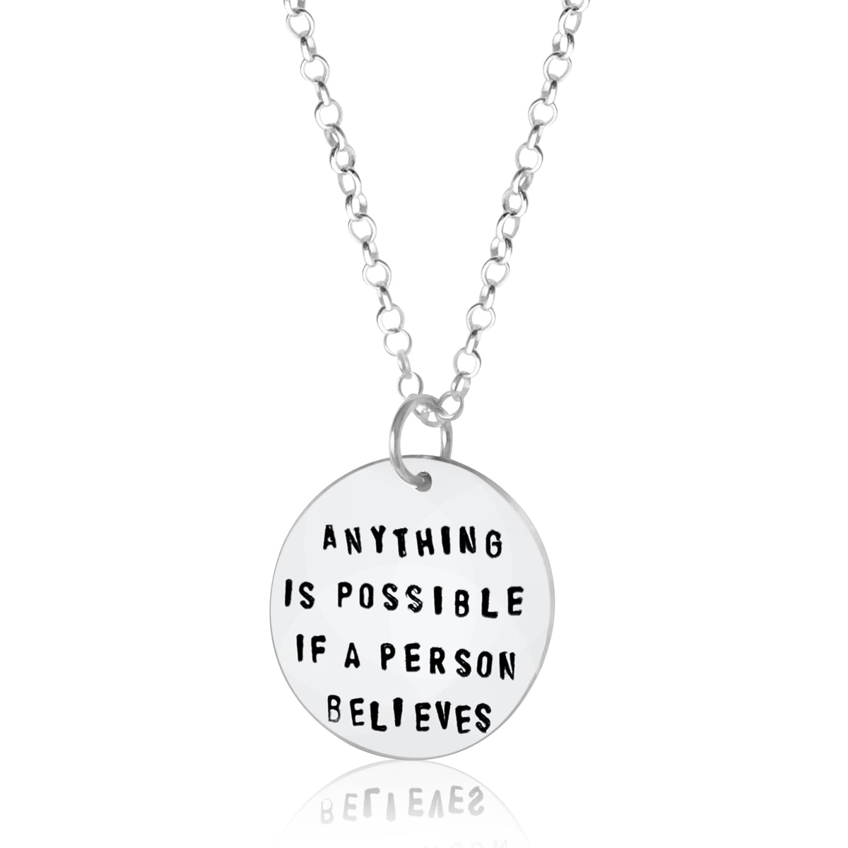 Anything is Possible - Sterling Silver Empowering Necklace