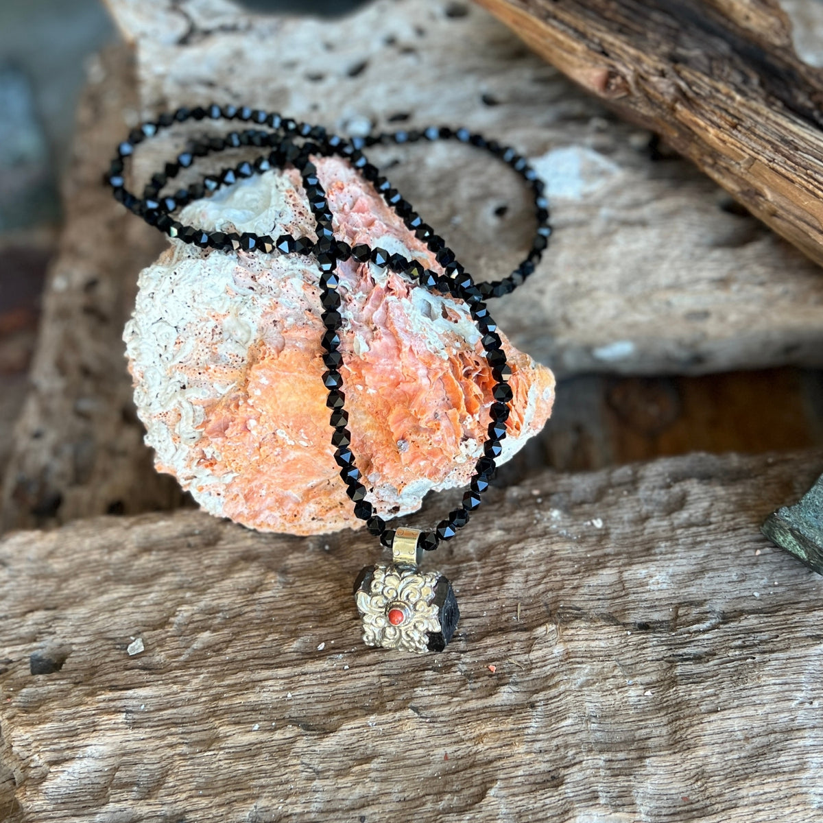 This Energy Shield - Black Tourmaline Necklace is for anyone who's tired of absorbing everyone else's chaos and ready to guard their own peace.