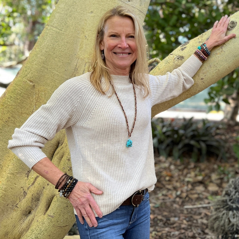 Wearing "The Healing Path - Turquoise & Wood Necklace" is an affirmation of your commitment to personal growth, balance, and well-being. 