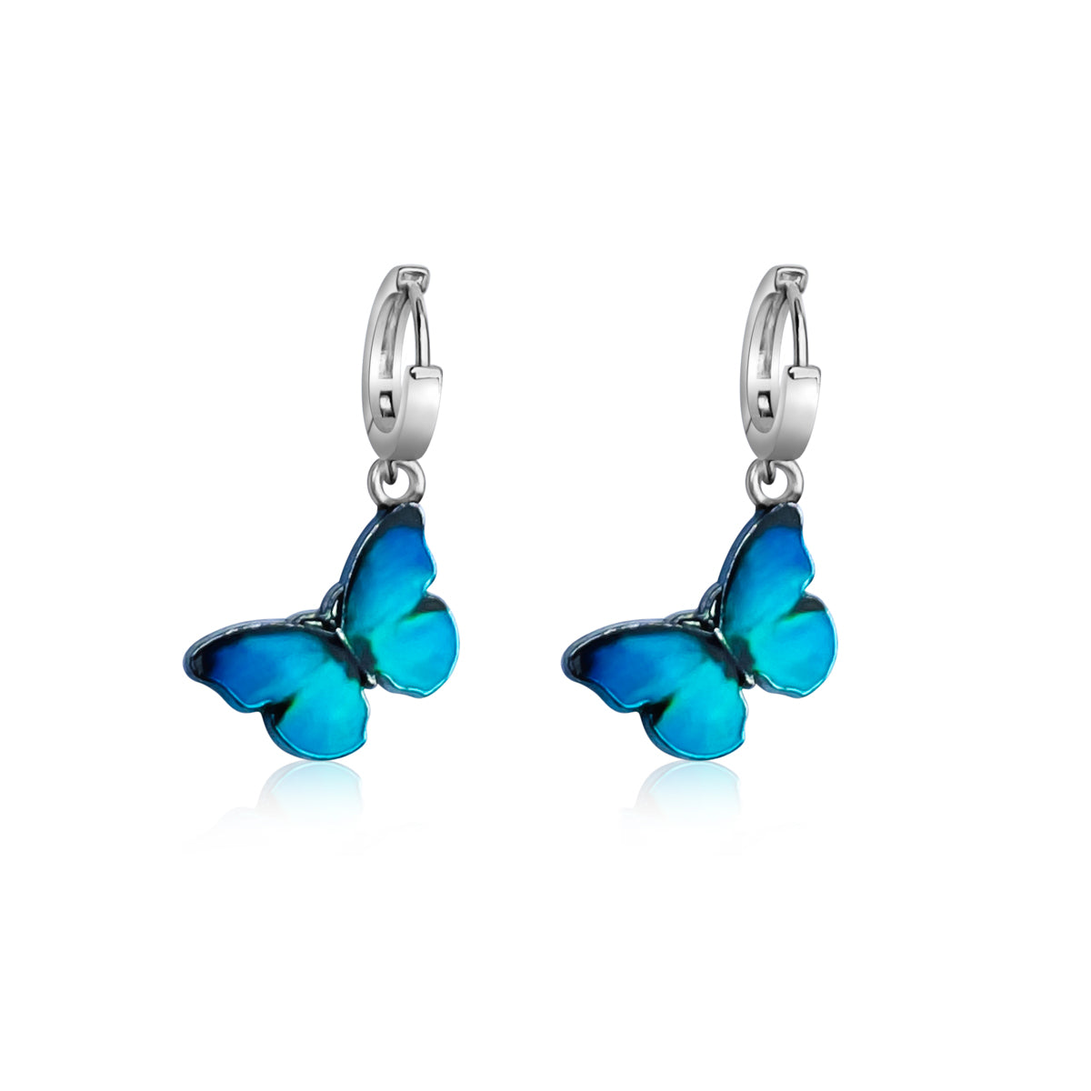 Let the "Joyful Butterfly Dance Earrings" be your mindful companions, encouraging you to dance through life with the carefree spirit of a butterfly. 