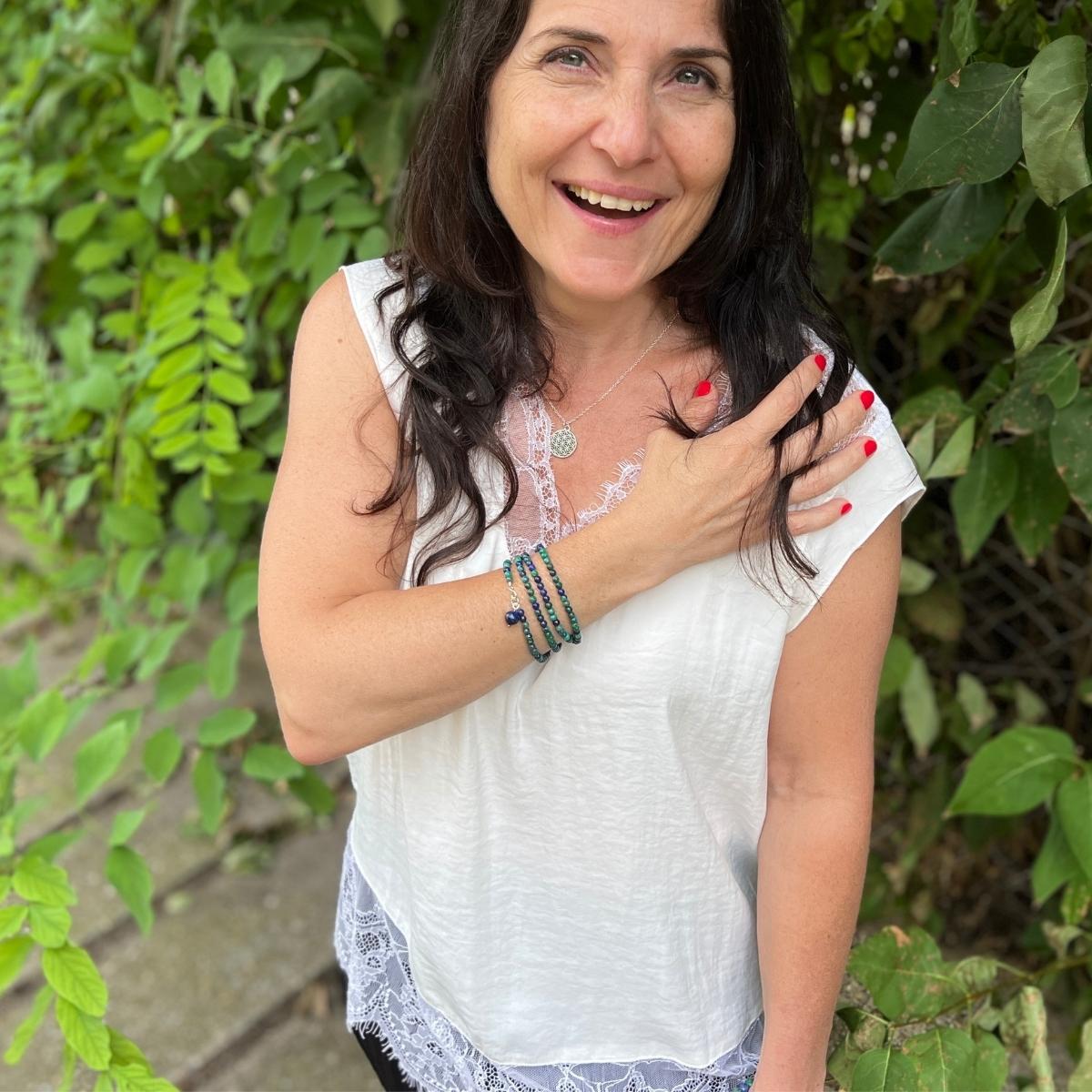 The "Joyful Connections Wrap Bracelet" is a symbol of the happiness that comes from meaningful connections and the radiant energy of joy in one's life. 