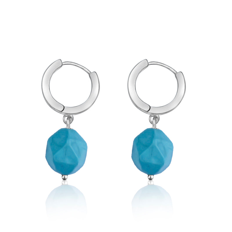 Spiritual Wanderlust – Turquoise Dangle Earrings