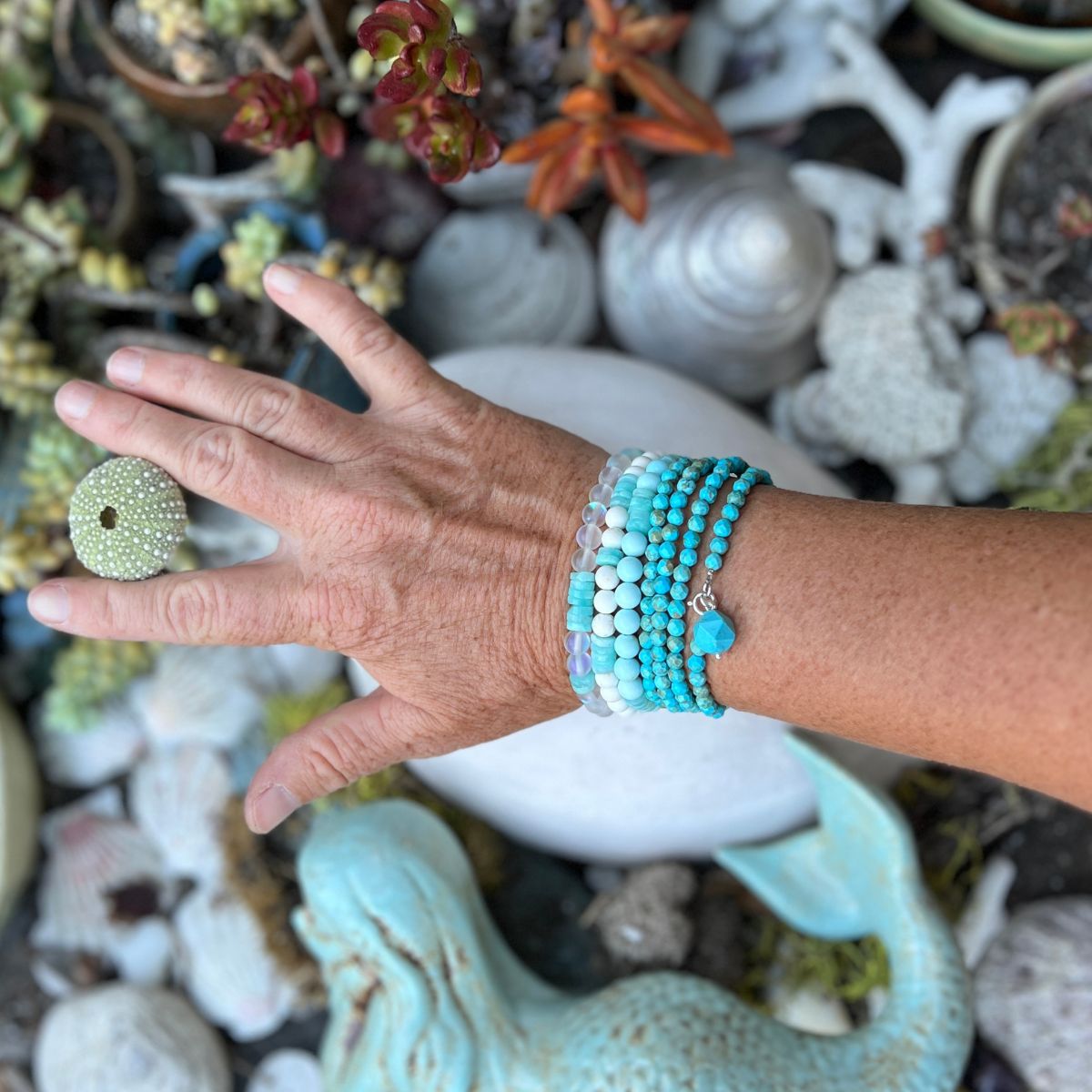Wanderlust Waters - Turquoise Wrap Bracelet