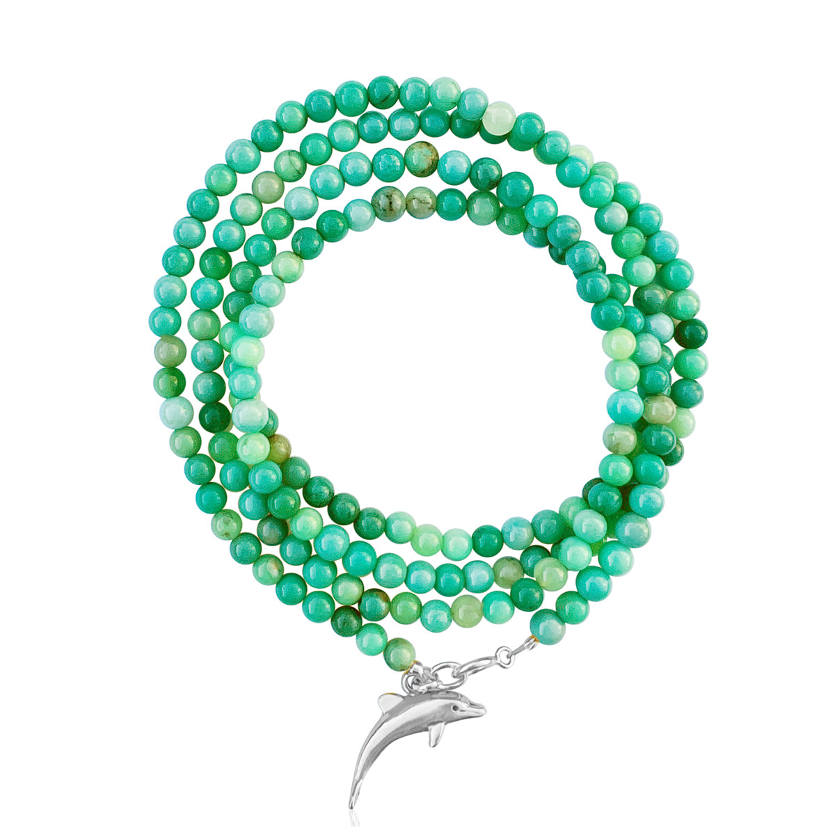 As you wear this Dolphin Spirit Wrap Bracelet, you'll feel a deep connection to the healing powers of the sea and the wisdom of the dolphins, guiding you on a journey of spiritual awakening and self-discovery.