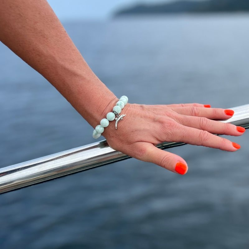 Whether you're a beach lover seeking a touch of coastal magic or a spiritual seeker embracing the tranquility of the ocean, the Dolphin Spirit Bracelet is sure to inspire and uplift your soul.