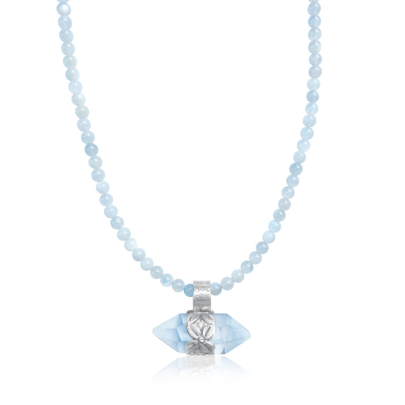 Burnout Recovery — Moonstone & Crystal Necklace