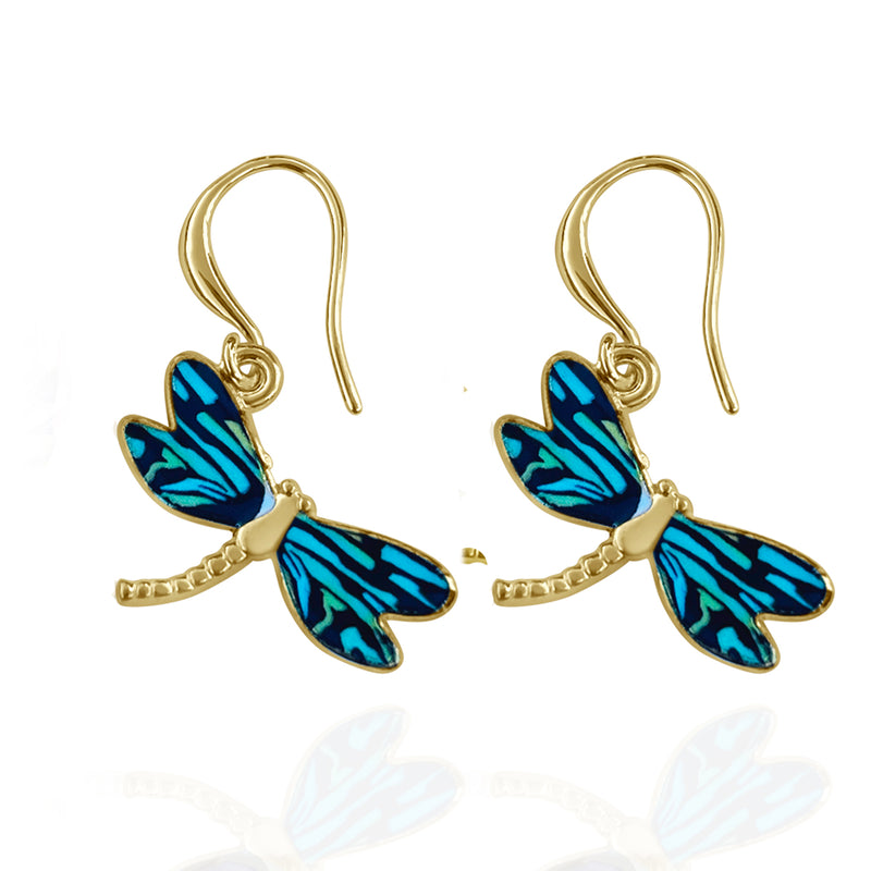 The Dragonfly Whispers Earrings are tokens of resilience and inner strength. Like the dragonfly's fleeting yet powerful flight, they inspire you to navigate life's transitions with courage and grace