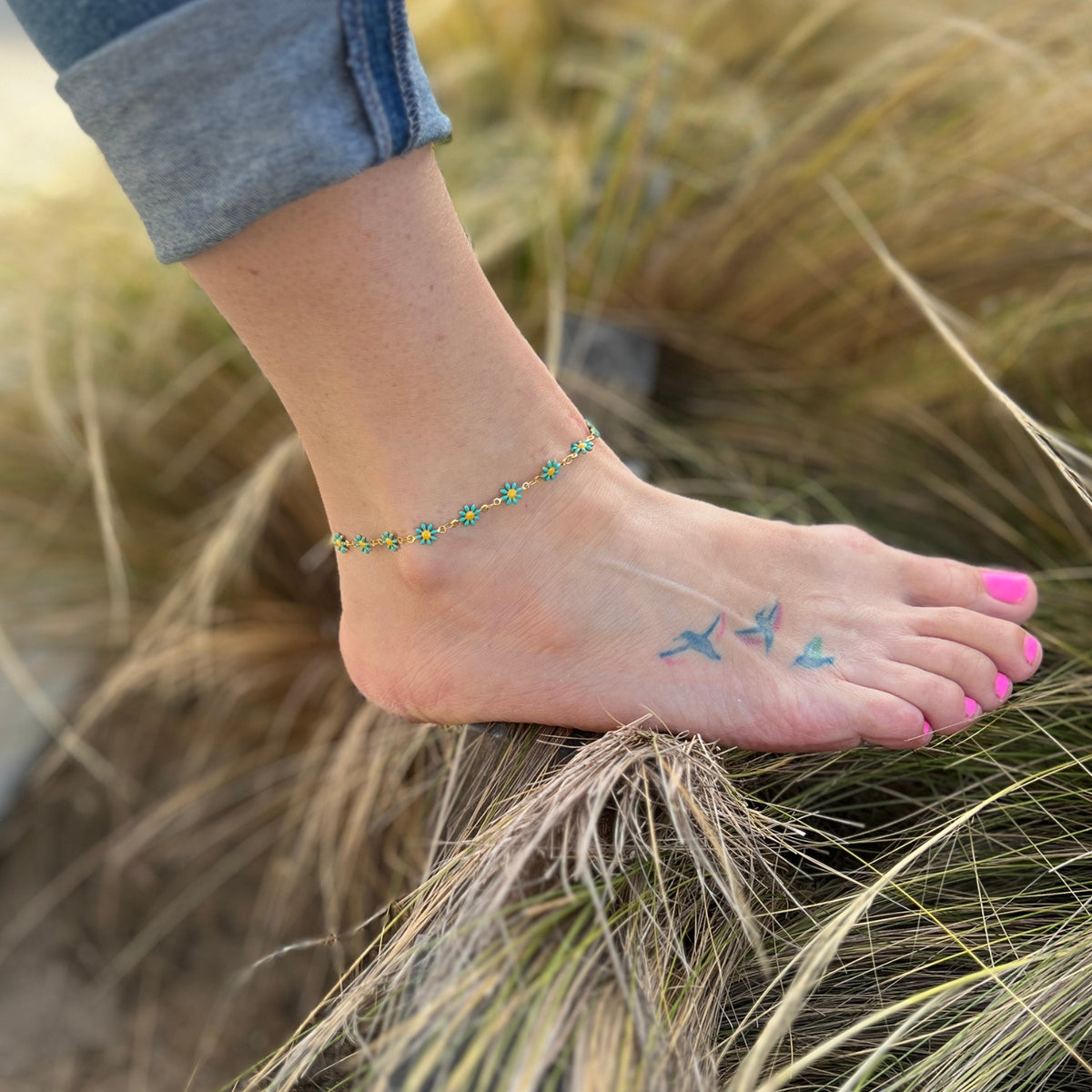 Flower Child Anklet