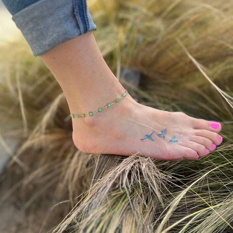Flower Child Anklet