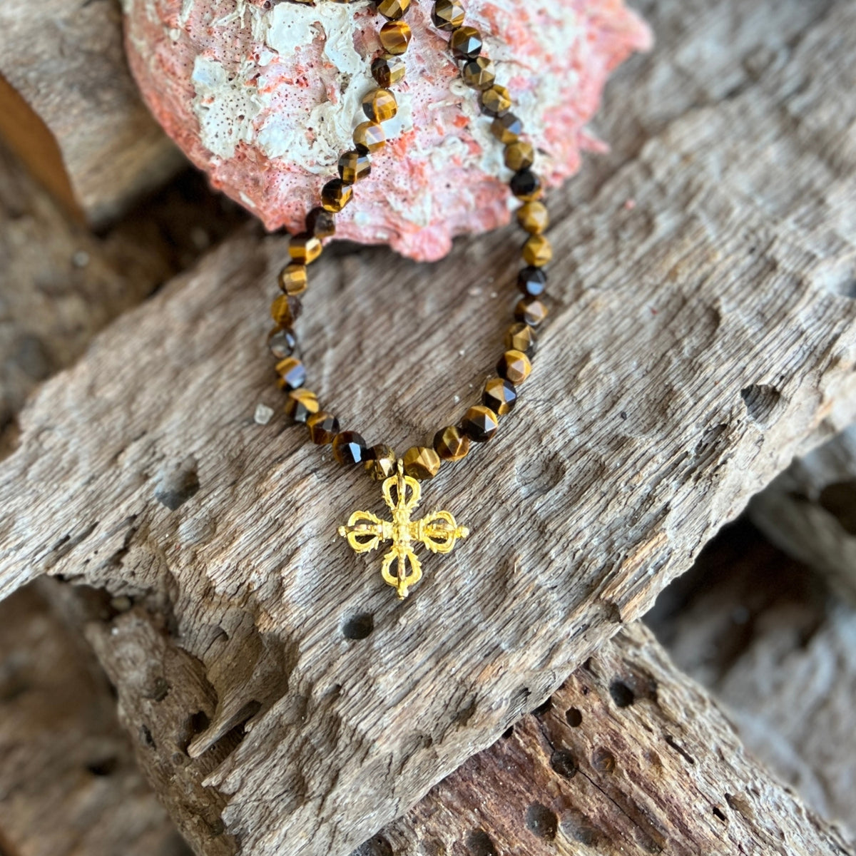 Unshakable - Dorje Necklace (Tiger Eye)