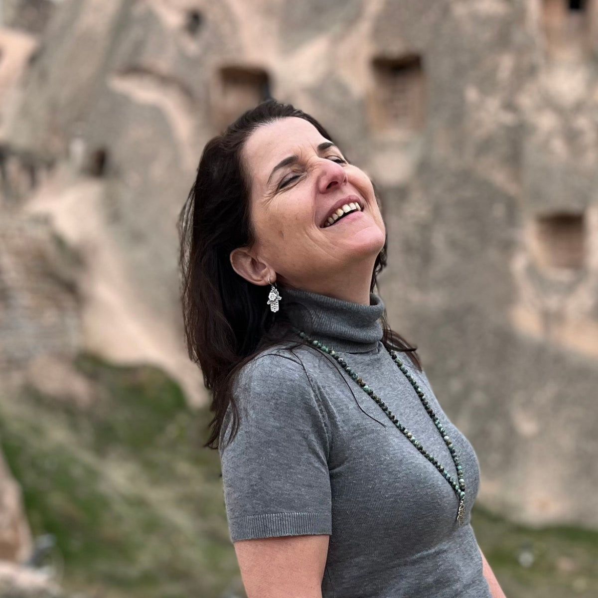 Protected Journey – Hamsa Hand Earrings