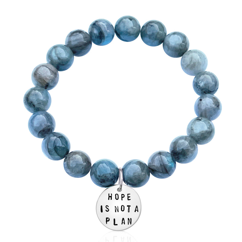 Hope is Not a Plan - Labradorite Bracelet