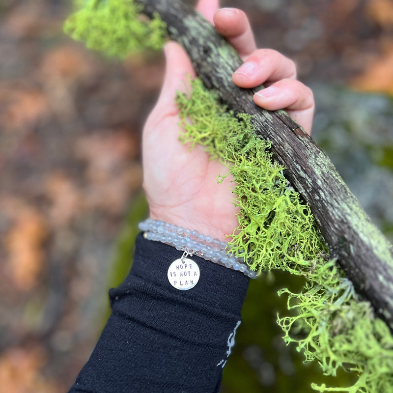 Hope is Not a Plan - Labradorite Wrap Bracelet