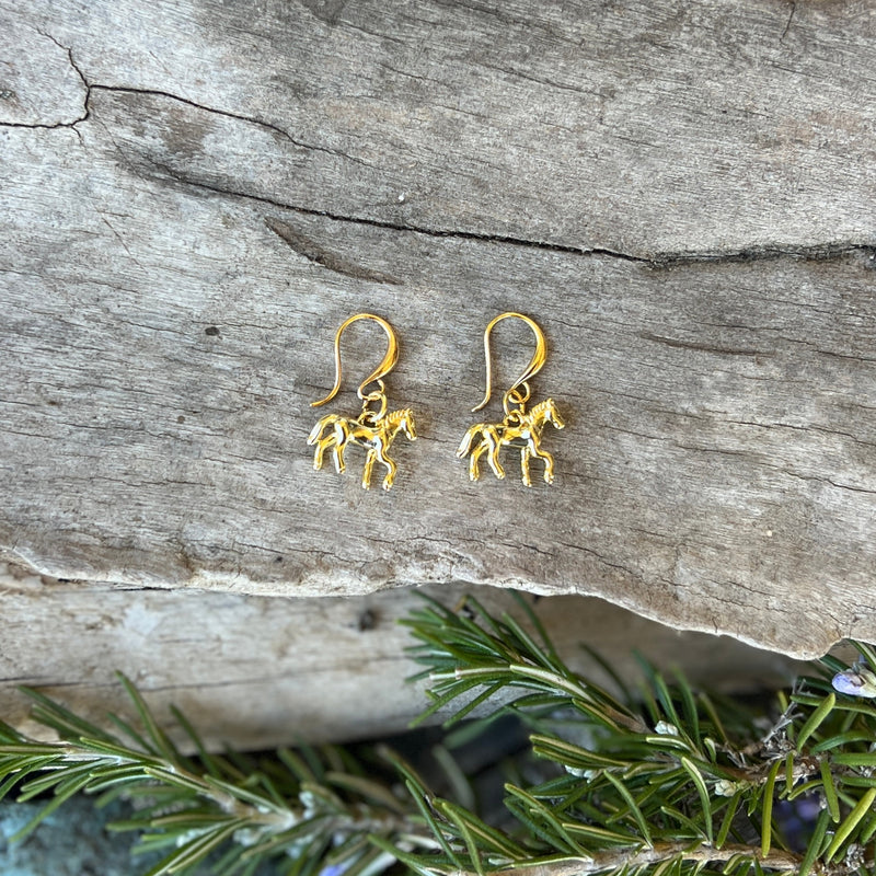 These Free Spirit - Horse Earrings are for anyone who refuses to be tamed, fenced in, or told which direction to run.