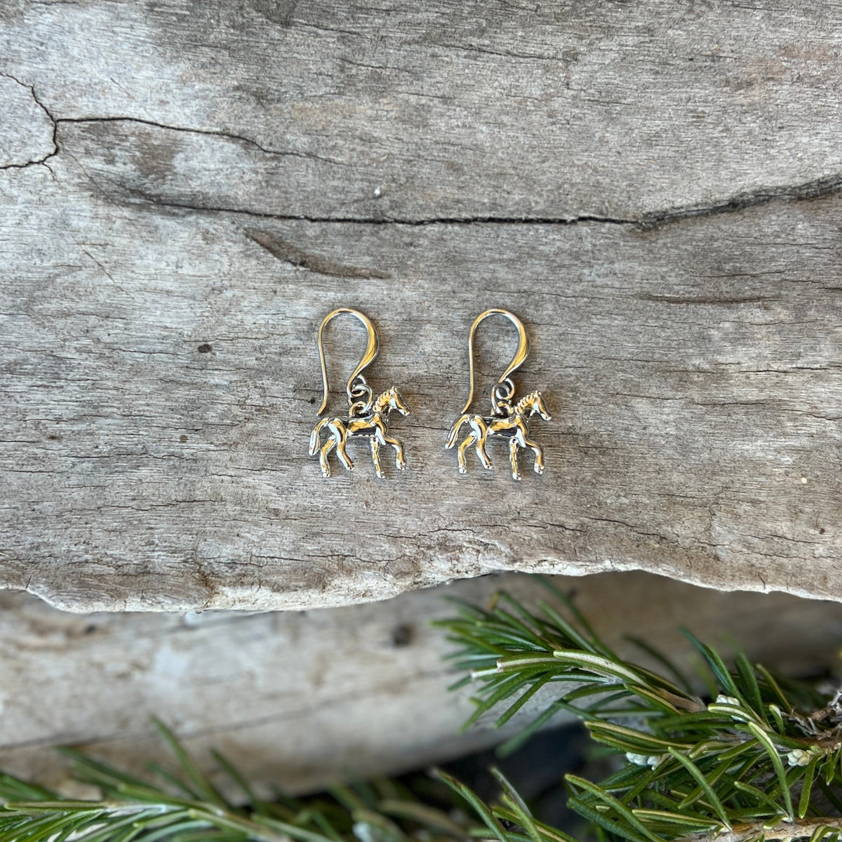 These Free Spirit - Horse Earrings are for anyone who refuses to be tamed, fenced in, or told which direction to run.