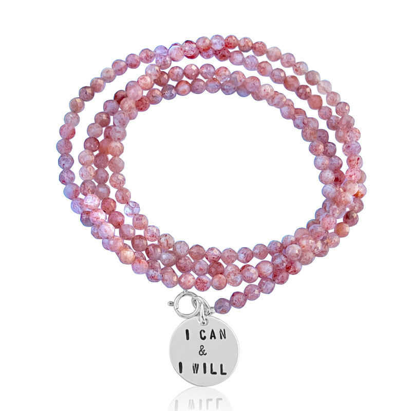 The I Can &amp; I Will: Sunstone Wrap Bracelet serves as a luminous reminder of your limitless potential and the power you hold to manifest your dreams.