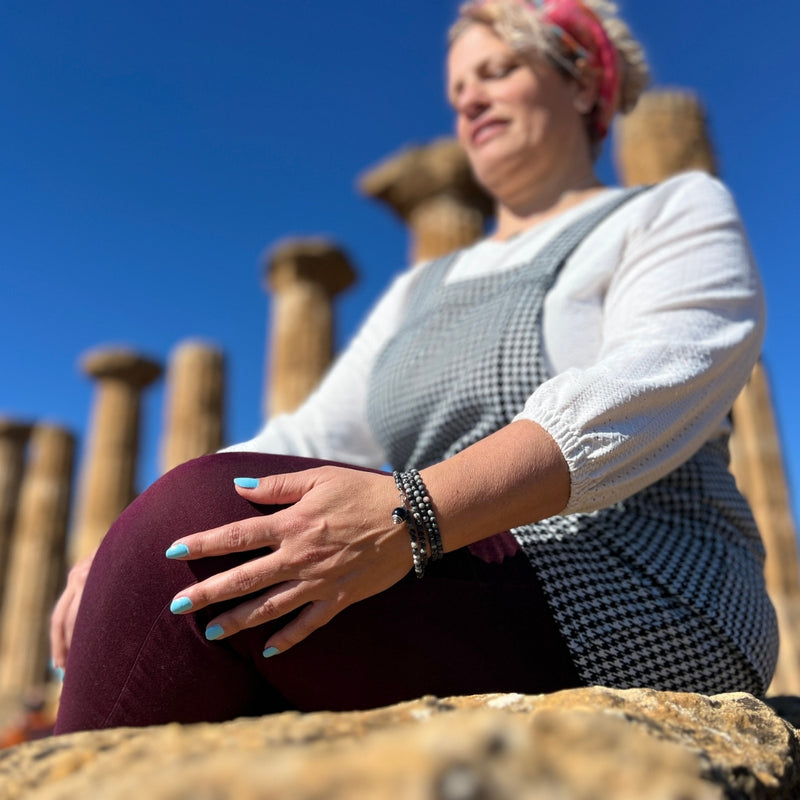 Centered in the Present - Jasper Wrap Bracelet