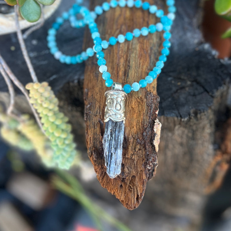 Let the Elemental Elixir Necklace awaken your spirit, a sacred fusion of earth, water, air, and ether woven into a talisman of balance and transformation.
