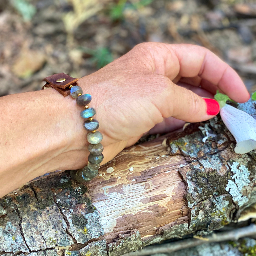 Serenity Bracelet: Labradorite for a Positive Change in Your Life from Gogh Jewelry Design